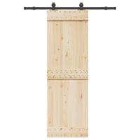 VidaXL Doos met onderdelen voor schuifdeur 152,5 cm staal zwart