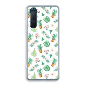 Ananas bladeren: Sony Xperia 5 II Transparant Hoesje