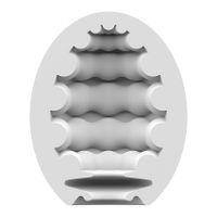 Satisfyer Masturbator Egg - Riffle Eivormige masturbator Thermoplastische elastomeer (TPE) - thumbnail