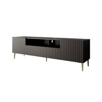 Meubella TV-Meubel King - Mat zwart - 180 cm