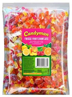 Candyman Candyman - Frisse fruitzuurtjes 1 Kilo