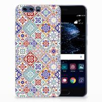 Huawei P10 Plus | TPU | Siliconen hoesje | Tiles Color