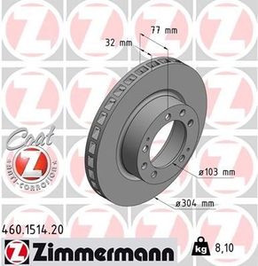 Remschijf Coat Z 460151420