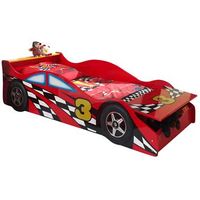 Vipack autobed Race - rood - 48x78x175 cm - Leen Bakker - thumbnail