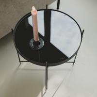 Zuiver Ronde Bijzettafel 'Cupid' Glas, 43cm