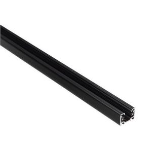 Spanningsrail Zwart 150 cm - 2-aderig - 1-fase