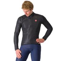 Castelli Squall shell jacket lange mouw light black/silver gray heren M