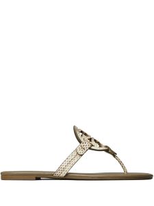 Tory Burch sandales Miller en cuir - Tons neutres