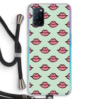 Lipjes: Oppo A92 Transparant Hoesje met koord