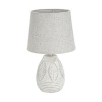Bureaulamp Versa Brasilia Linnen Keramisch 40 W 20 x 31 cm