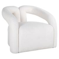 Fauteuil Dana white furry