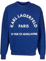 Karl Lagerfeld t-shirt à logo Athleisure imprimé - Bleu