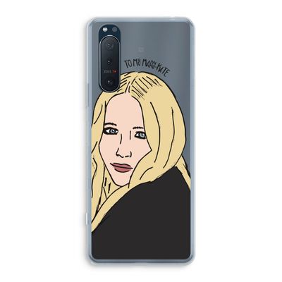 Mary Kate: Sony Xperia 5 II Transparant Hoesje