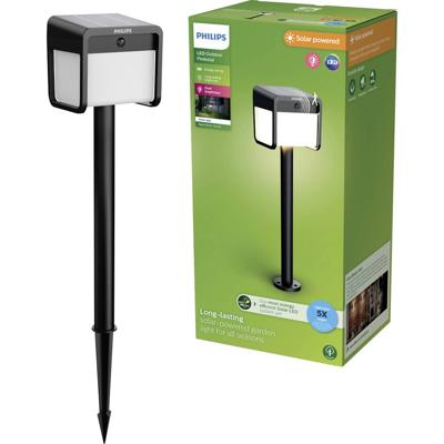 Philips LED 929004631901 Ezra Staande lamp op zonne-energie LED LED vast ingebouwd 1.8 W Zwart