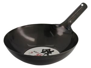 Tokyo Studio Design - Kitchen Iron - Wok IH Bodem plat 27cm - 30x44x25cm