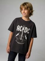 ACDC t-shirt met korte mouwen antraciet