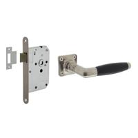 Intersteel Deurbeslag set Loopslot RVS met Deurkruk Ton Basic op rozet Mat nikkel