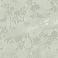 Laura Ashley - Vliesbehang - Eglantine Silhouette Eau de Nil - - thumbnail