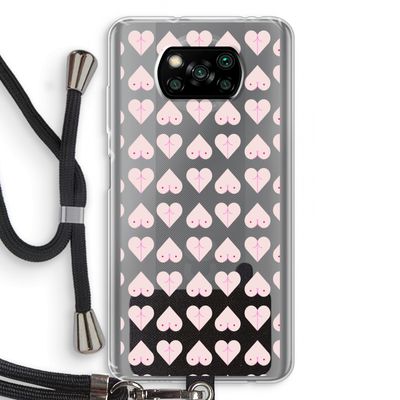 Ass 'n Titties: Xiaomi Poco X3 Pro Transparant Hoesje met koord