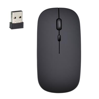 HXSJ M80 2 4 GHz draadloze 1600DPI drie-Speed verstelbare optische Mute muis (zwart)