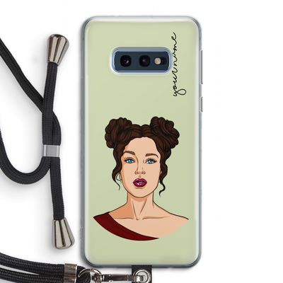 Pop-Art Creator: Samsung Galaxy S10e Transparant Hoesje met koord