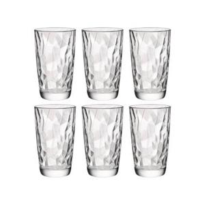 Bormioli Rocco Longdrinkglazen Diamond Transparant 470 ml - 6 Stuks