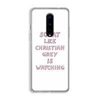 Christian Grey: OnePlus 8 Transparant Hoesje