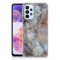 Samsung Galaxy A23 | TPU | Siliconen hoesje | Marmer Grijs