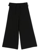 Elisabetta Franchi La Mia Bambina pantalon ample à détail de poche - Noir