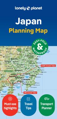 Wegenkaart - landkaart Planning Map Japan | Lonely Planet