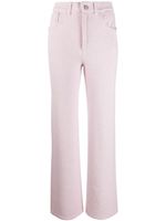 Barrie pantalon texturé à taille haute - Rose