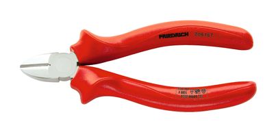 Friedrich Zijsnijtang Verchroomd geisoleerd 1000V VDE 180mm