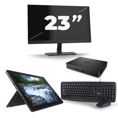 Dell Latitude 5290 - Intel Core i5-8e Generatie - 12 inch - 16GB RAM - 256GB SSD - Windows 11 + 1x 23 inch Monitor