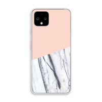 A touch of peach: Pixel 4 Transparant Hoesje