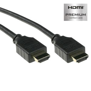 ACT AK3941 4K HDMI High Speed Ethernet Premium Certified Kabel - HDMI-A Male/HDMI-A Male - 50 cm