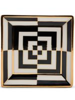 Jonathan Adler plateau Op Art (11.5 cm) - Noir