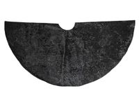 BOOMKLEED BAROK FLUWEEL ZWART diameter 120CM - Annas collection