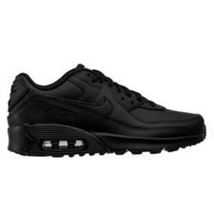 nike air leer zwart