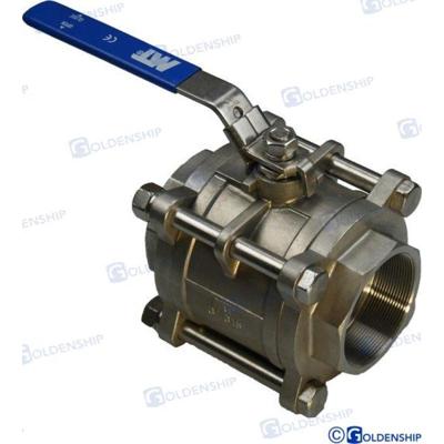 Válvula de bola acero inoxidable GS30066 - VALVULA BOLA H.D. 3""