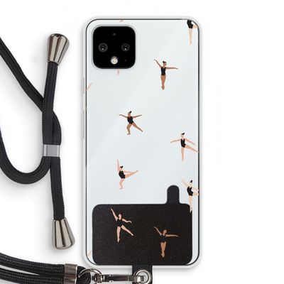 Dancing #1: Pixel 4 Transparant Hoesje met koord