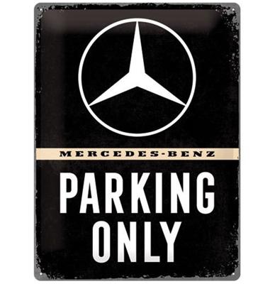 Mercedes-Benz Parking Only Metalen Bord 30 x 40 cm