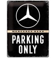 Mercedes-Benz Parking Only Metalen Bord 30 x 40 cm - thumbnail