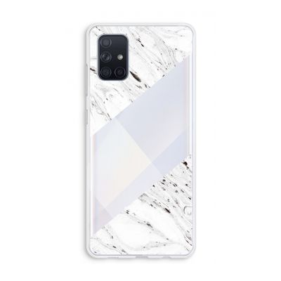 Biggest stripe: Galaxy A71 Transparant Hoesje