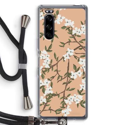 Blossoming spring: Sony Xperia 5 Transparant Hoesje met koord