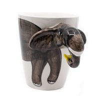 Beker Handgeschilderd Olifant