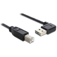 Delock USB-kabel USB 2.0 USB-A stekker, USB-B stekker 0.5 m Zwart 85167