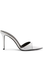 Giuseppe Zanotti mules Intriigo 70 mm en cuir - Argent - thumbnail