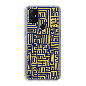 Majorelle Blue Print: OnePlus Nord N10 5G Transparant Hoesje