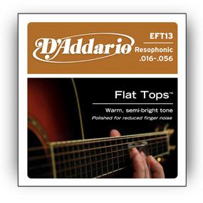 D'Addario EFT13 snaar voor muziekinstrumenten Akoestisch 6 stuk(s) Staal Gitaar