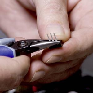 Knipex 34 22 130 Platte rondbektang Elektronica en fijnmechanica Recht Chroom-vanadium kogellagerstaal 135 mm